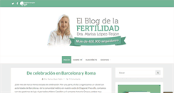Desktop Screenshot of elblogdelafertilidad.com